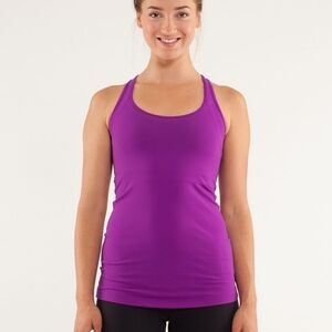 Lululemon Athletica Cool Racerback Tank Top Tender Violet SIZE 4